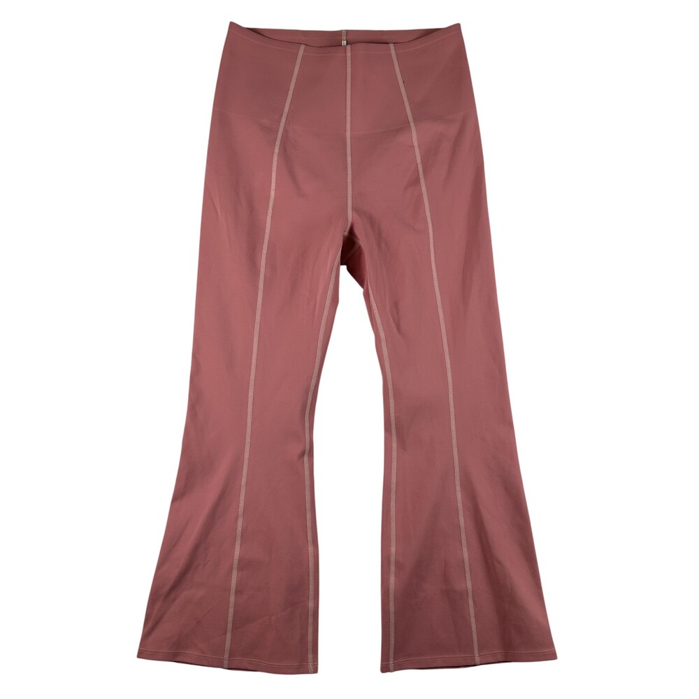 Lululemon Capri Pants Womens 8 High Rise Flare Leg Ankle 23" Inseam Piping Y2K